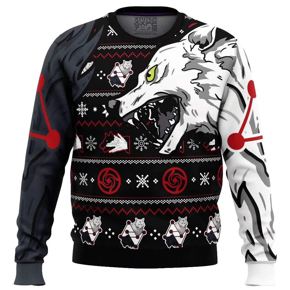 Megumi Divine Dogs Jujutsu Kaisen Ugly Christmas Sweater – Moonbestprint