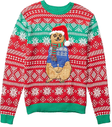 Meerkat Santa Christmas Ugly Sweater – Moonbestprint
