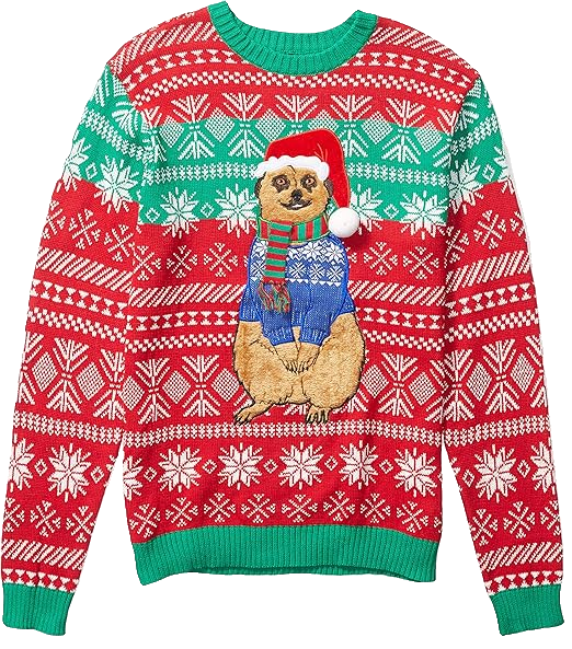 Meerkat Santa Christmas Ugly Sweater – Moonbestprint