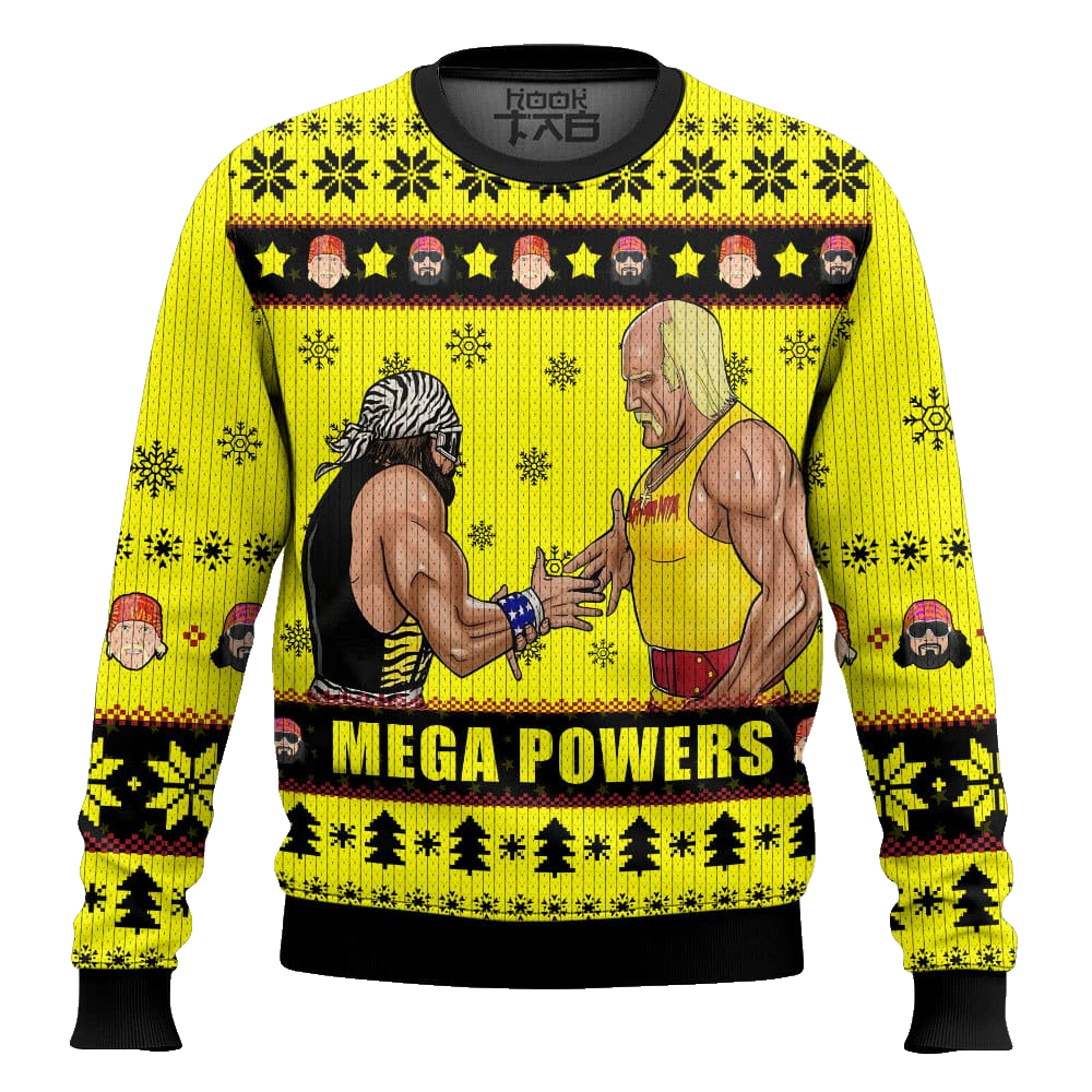 Mega Powers Macho Man and Hulk Hogan Ugly Sweater – Moonbestprint