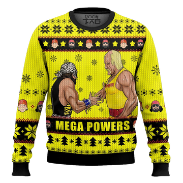 Mega Powers Macho Man and Hulk Hogan Ugly Sweater – Moonbestprint