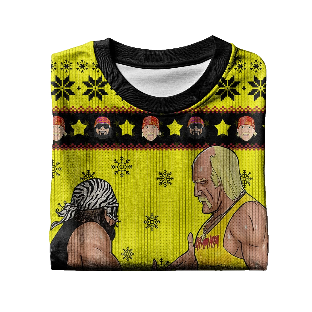 Mega Powers Macho Man and Hulk Hogan Ugly Sweater – Moonbestprint