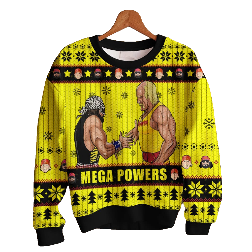 Mega Powers Macho Man and Hulk Hogan Ugly Sweater – Moonbestprint