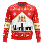 Marlboro Menthol Black Cigarettes Ugly Christmas Sweater – Moonbestprint