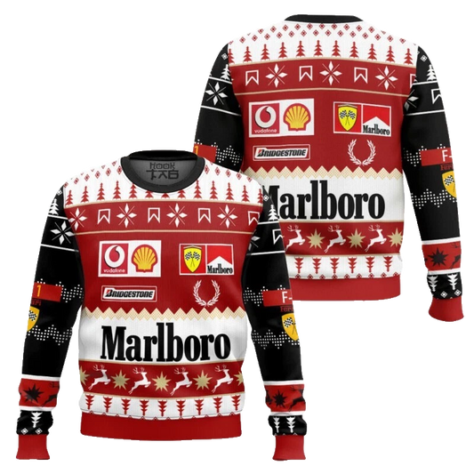 Marlboro Formula 1 Ugly Christmas Sweater 2025 – Moonbestprint