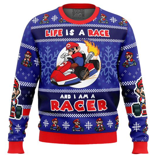 Mario Kart Racer Super Mario Ugly Christmas Sweater – Moonbestprint