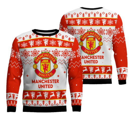 Manchester United Football Club Christmas Sweater 2025 – Moonbestprint