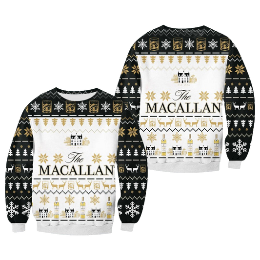 Macallan Luxury Single Malt Scotch Whisky Ugly Christmas Sweater – Moonbestprint