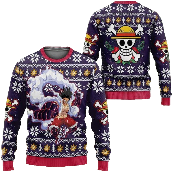 Luffy Gear 4 Ugly Sweater – Moonbestprint