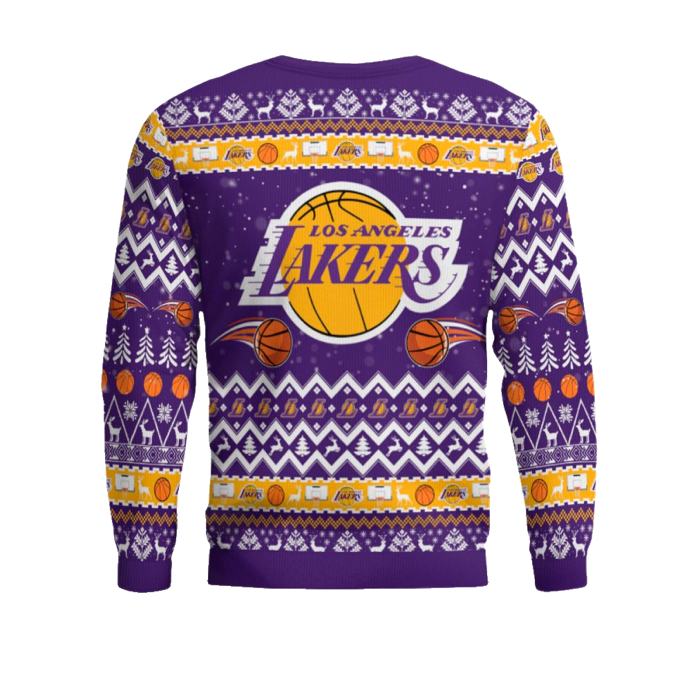 Los Angeles Lakers Ugly Christmas Sweater – Moonbestprint