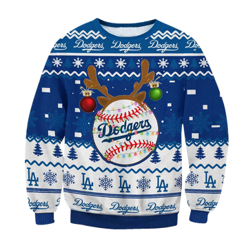 Los Angeles Dodgers Christmas Ugly Sweater – Moonbestprint