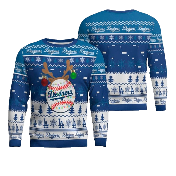 Los Angeles Dodgers Christmas Ugly Sweater – Moonbestprint