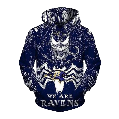 We Are Baltimore Ravens NFL 3D All Over Print Hoodie -Moonbestprint