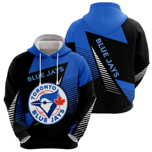 Toronto Blue Jays Printed MLB All Over Print Hoodie -Moonbestprint