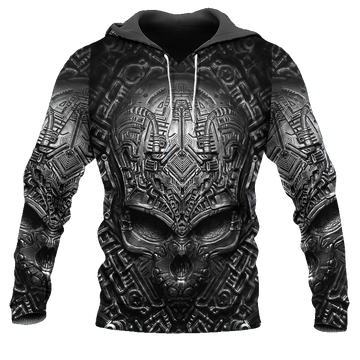 The Silence Skull 3D All Over Print Hoodie -Moonbestprint