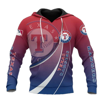 Texas Rangers MLB 3D MLB All Over Print Hoodie -Moonbestprint