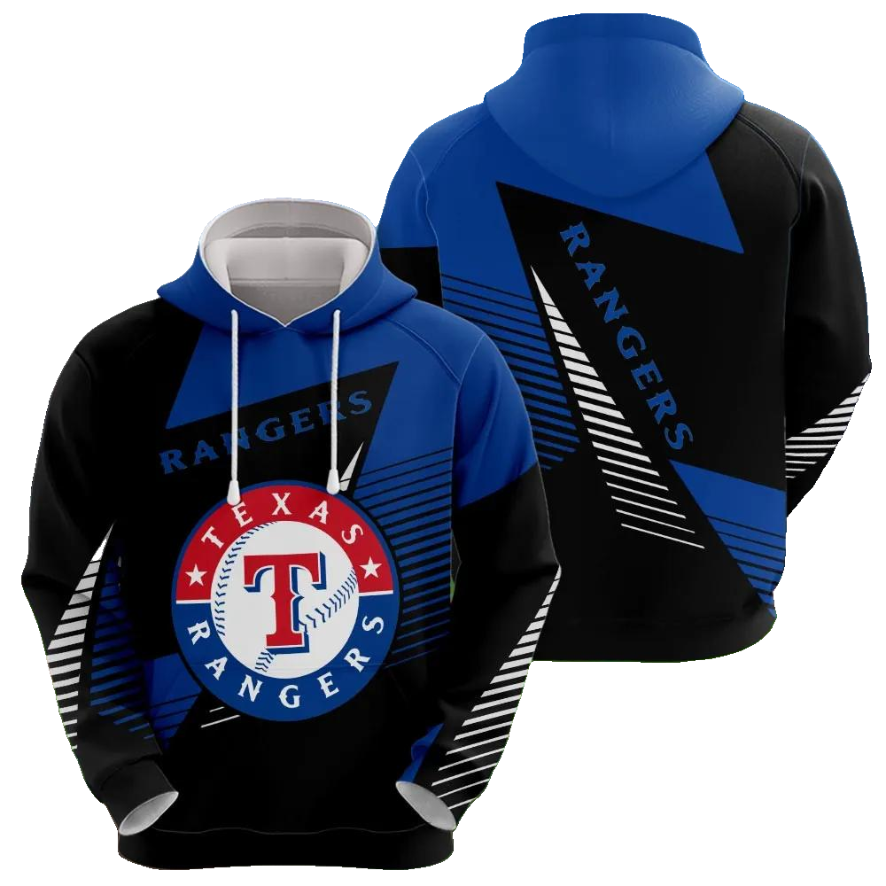 Texas Rangers Printed MLB All Over Print Hoodie -Moonbestprint