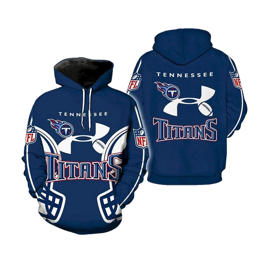 Tennessee Titans Under Armour NFL 3D All Over Print Hoodie -Moonbestprint