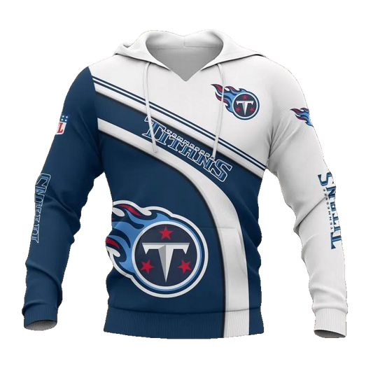 Tennessee Titans NFL3D All Over Print Hoodie -Moonbestprint