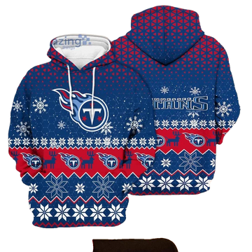 Tennessee Titans Christmas NFL 3D All Over Print Hoodie -Moonbestprint