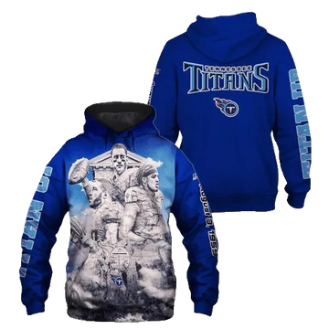 Tennessee Titans August 3 1959 NFL 3D All Over Print Hoodie -Moonbestprint