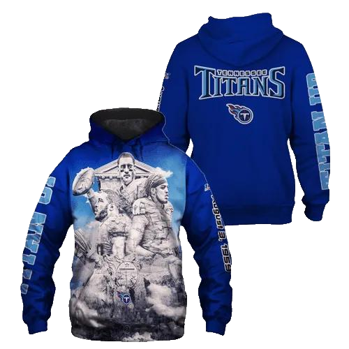 Tennessee Titans August 3 1959 NFL 3D All Over Print Hoodie -Moonbestprint
