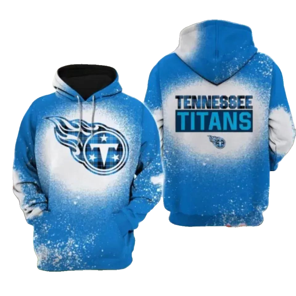 Tennessee Team Titanss 3D BlueNFL 3D All Over Print Hoodie -Moonbestprint