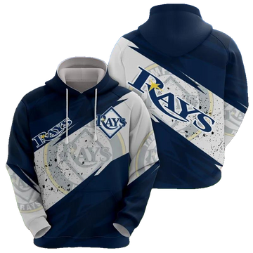 Tampa Bay Rays MLB All Over Print Hoodie -Moonbestprint