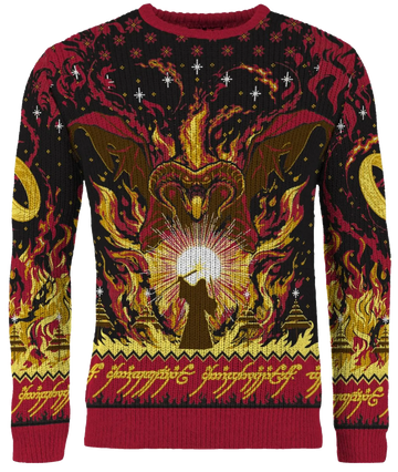 Lord of the Rings Balrog Ugly Christmas Sweater 2025 – Moonbestprint