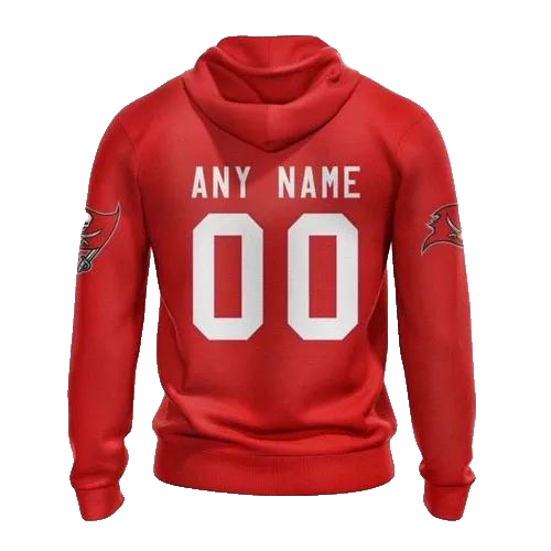 Tampa Bay Buccaneers Personalized Name And NumberNFL 3D All Over Print Hoodie -Moonbestprint