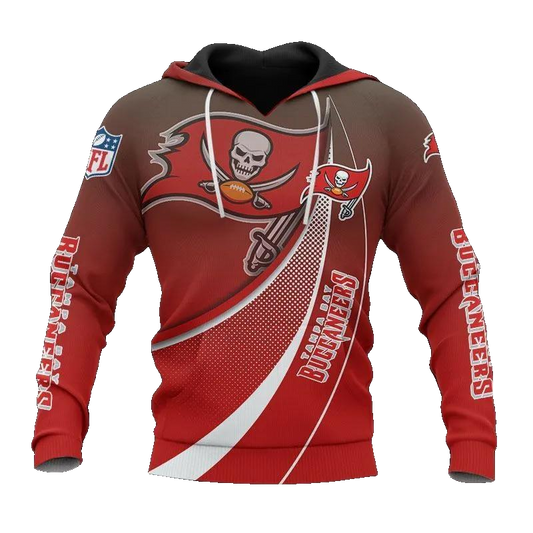 Tampa Bay Buccaneers NFL3D All Over Print Hoodie -Moonbestprint