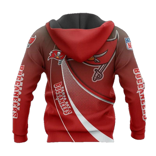 Tampa Bay Buccaneers NFL3D All Over Print Hoodie -Moonbestprint