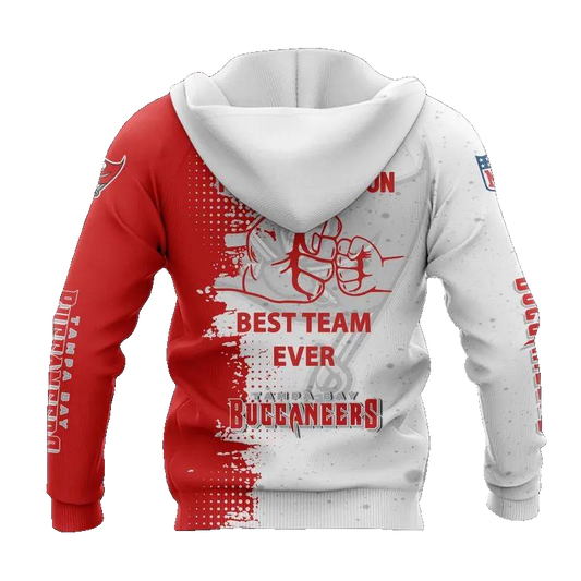 Tampa Bay Buccaneers Dad And Son NFL 3D All Over Print Hoodie -Moonbestprint
