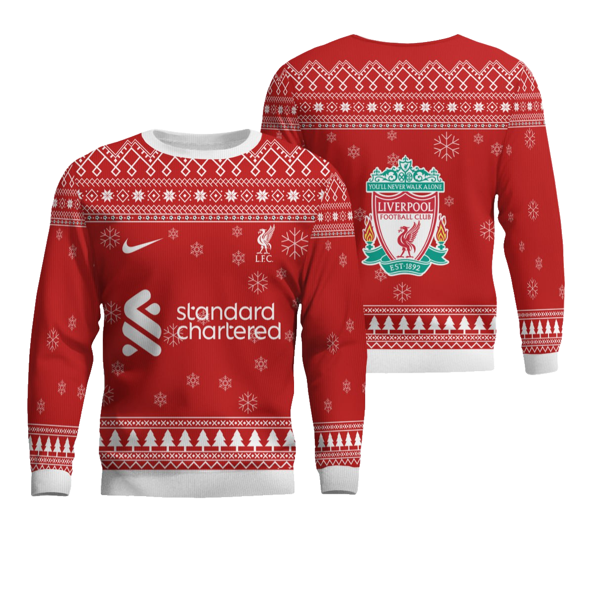 Liverpool Standard Chartered Ugly Christmas Sweater – Moonbestprint