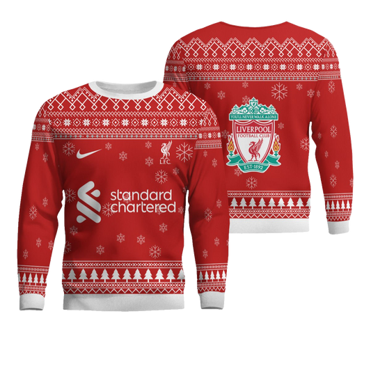Liverpool Standard Chartered Ugly Christmas Sweater – Moonbestprint