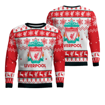 Liverpool FC Christmas Holiday Gift Ugly Sweater – Moonbestprint