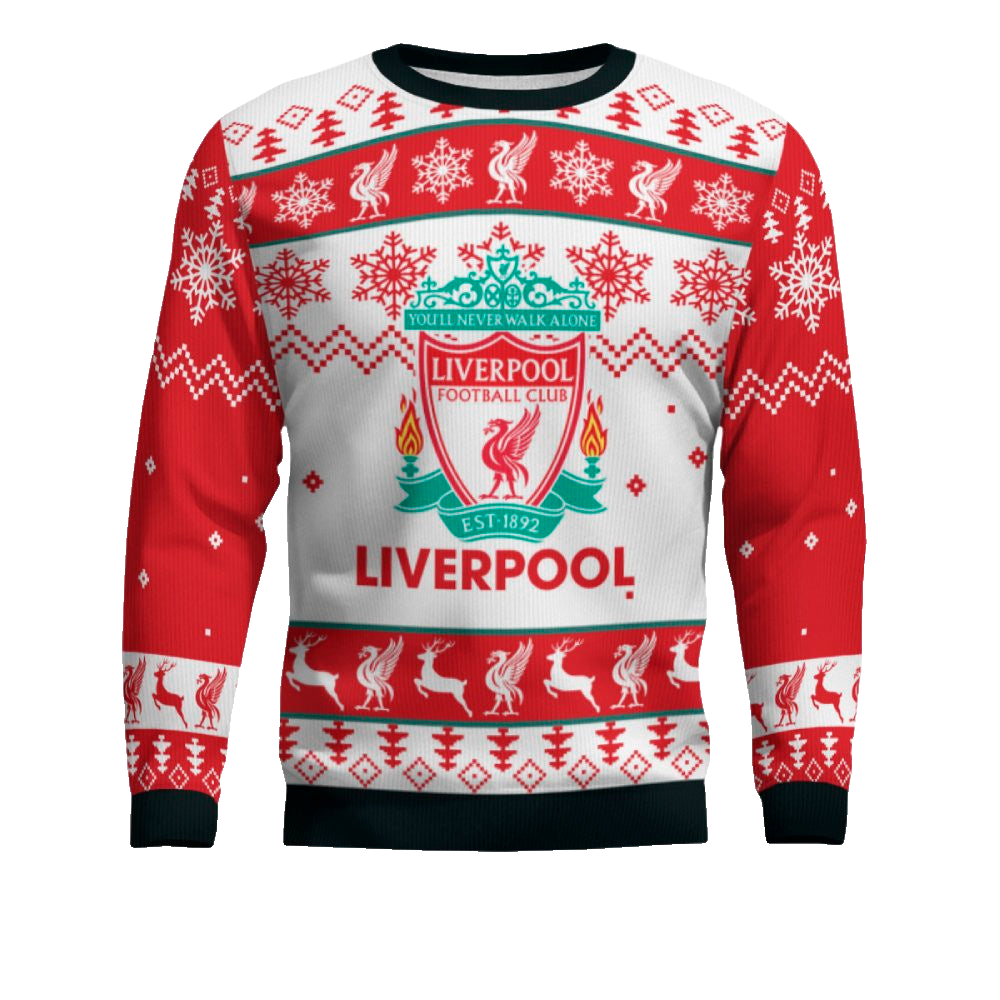 Liverpool FC Christmas Holiday Gift Ugly Sweater – Moonbestprint