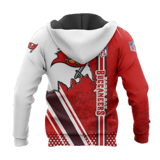 Tampa Bay Buccaneers All Over Print NFL 3D All Over Print Hoodie -Moonbestprint