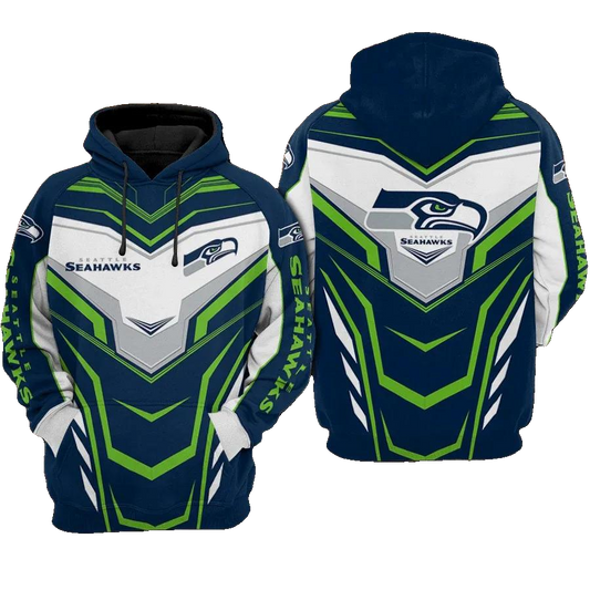 Seattle Seahawks Super NFL 3D All Over Print Hoodie -Moonbestprint