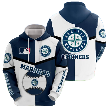 Seattle Mariners 3D MLB All Over Print Hoodie -Moonbestprint