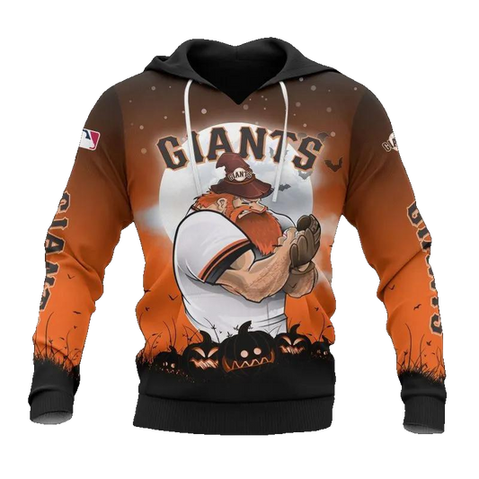 San Francisco Giants Mascot MLB All Over Print Hoodie -Moonbestprint