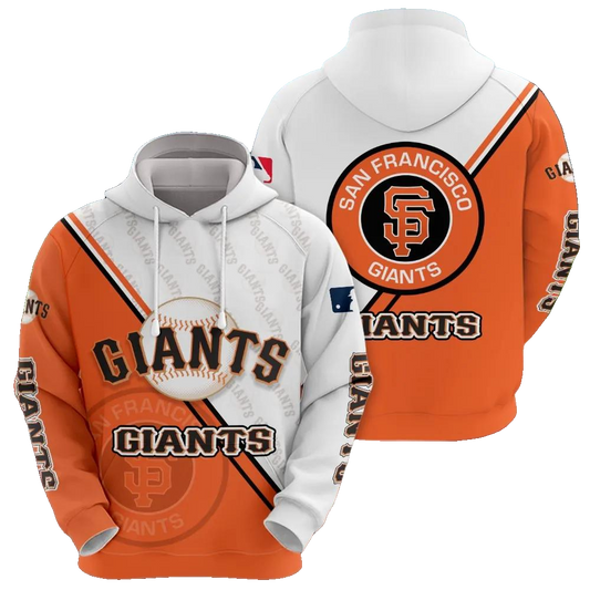 San Francisco Giants Logo 3D MLB All Over Print Hoodie -Moonbestprint