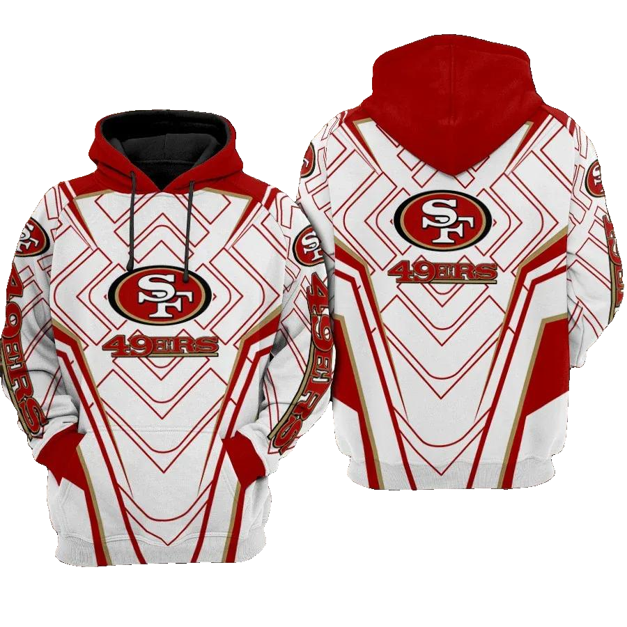 San Francisco 49ers Football NFL 3D All Over Print Hoodie -Moonbestprint