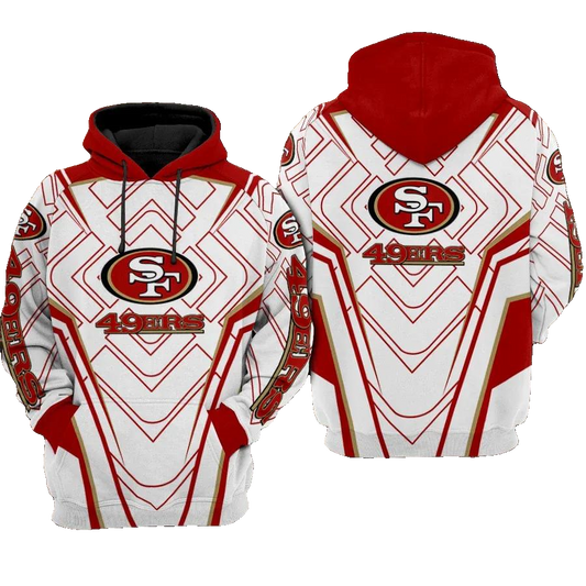 San Francisco 49ers Football NFL 3D All Over Print Hoodie -Moonbestprint