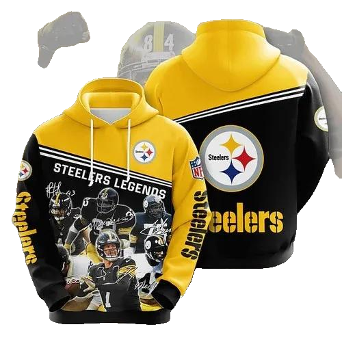 Pittsburgh Steelers LegendsNFL 3D All Over Print Hoodie -Moonbestprint
