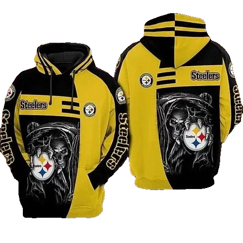 Pittsburgh Steelers DeathNFL 3D All Over Print Hoodie -Moonbestprint