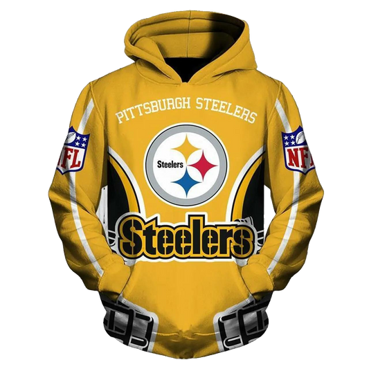 Pittsburgh Steelers 3D All Over Print, NFL All Over Print Hoodie -Moonbestprint