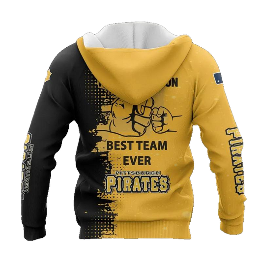 Pittsburgh Pirates Dad And Son MLB All Over Print Hoodie -Moonbestprint
