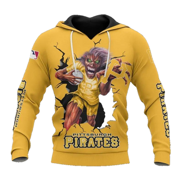 Pittsburgh Pirates All Over Print MLB MLB All Over Print Hoodie -Moonbestprint