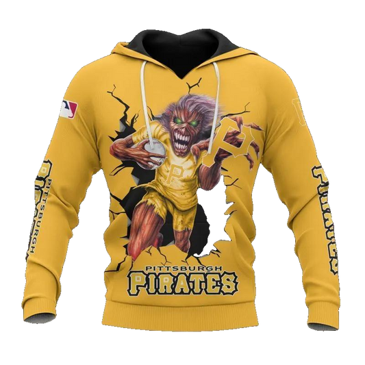 Pittsburgh Pirates All Over Print MLB MLB All Over Print Hoodie -Moonbestprint